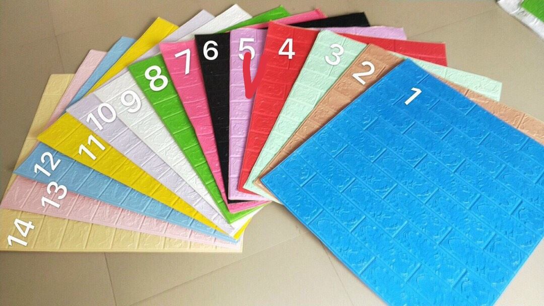 XỐP DÁN TƯỜNG 3D - Bán Từ 10 Miếng