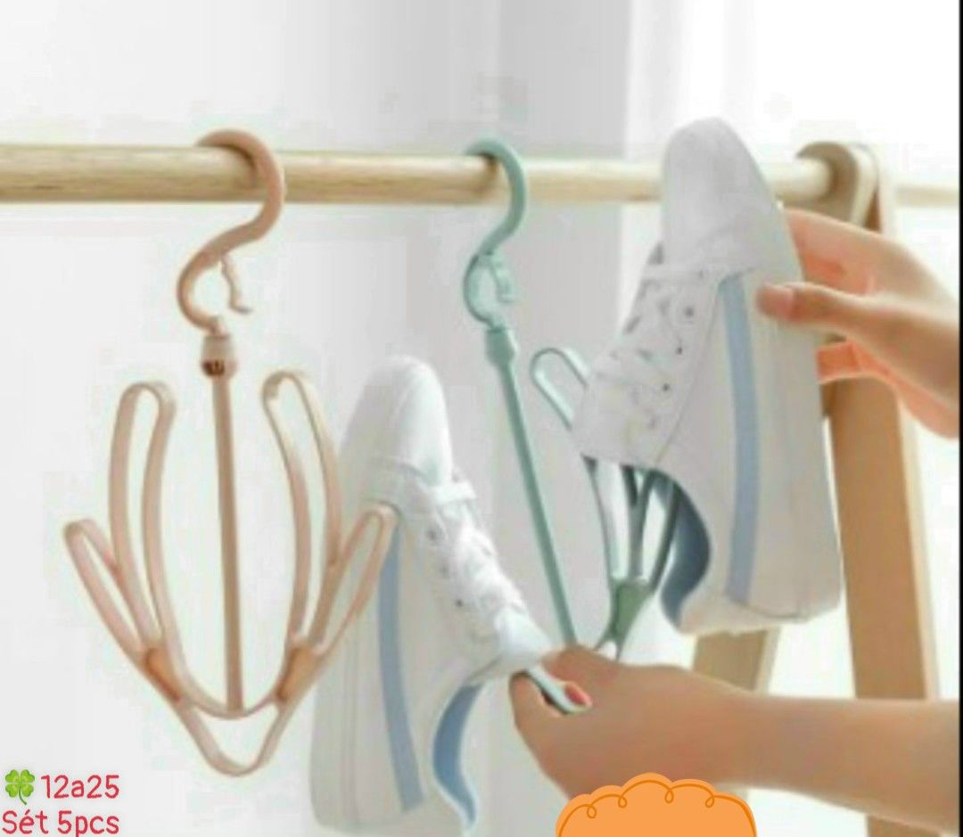  MÓC TREO ĐỒ , MÓC PHƠI GIÀY SET 10 CÁI