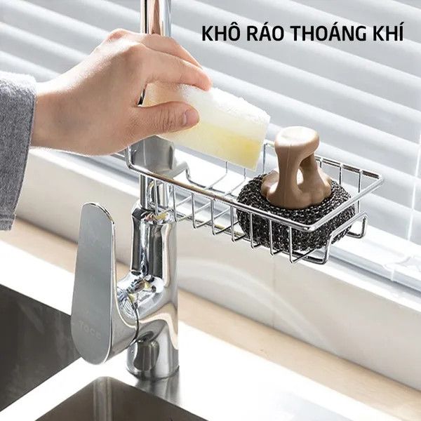 KHAY INOX GẮN VÒI NƯỚC