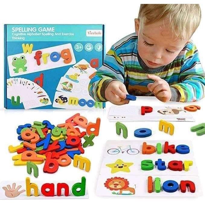 BỘ THẺ GHÉP TỪ TIẾNG ANH 02 MẶT THÔNG MINH 