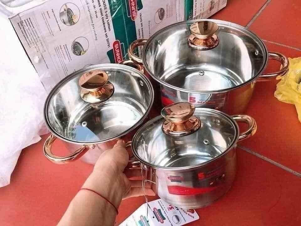 BỘ NỒI 5 ĐÁY SUN HOUSE