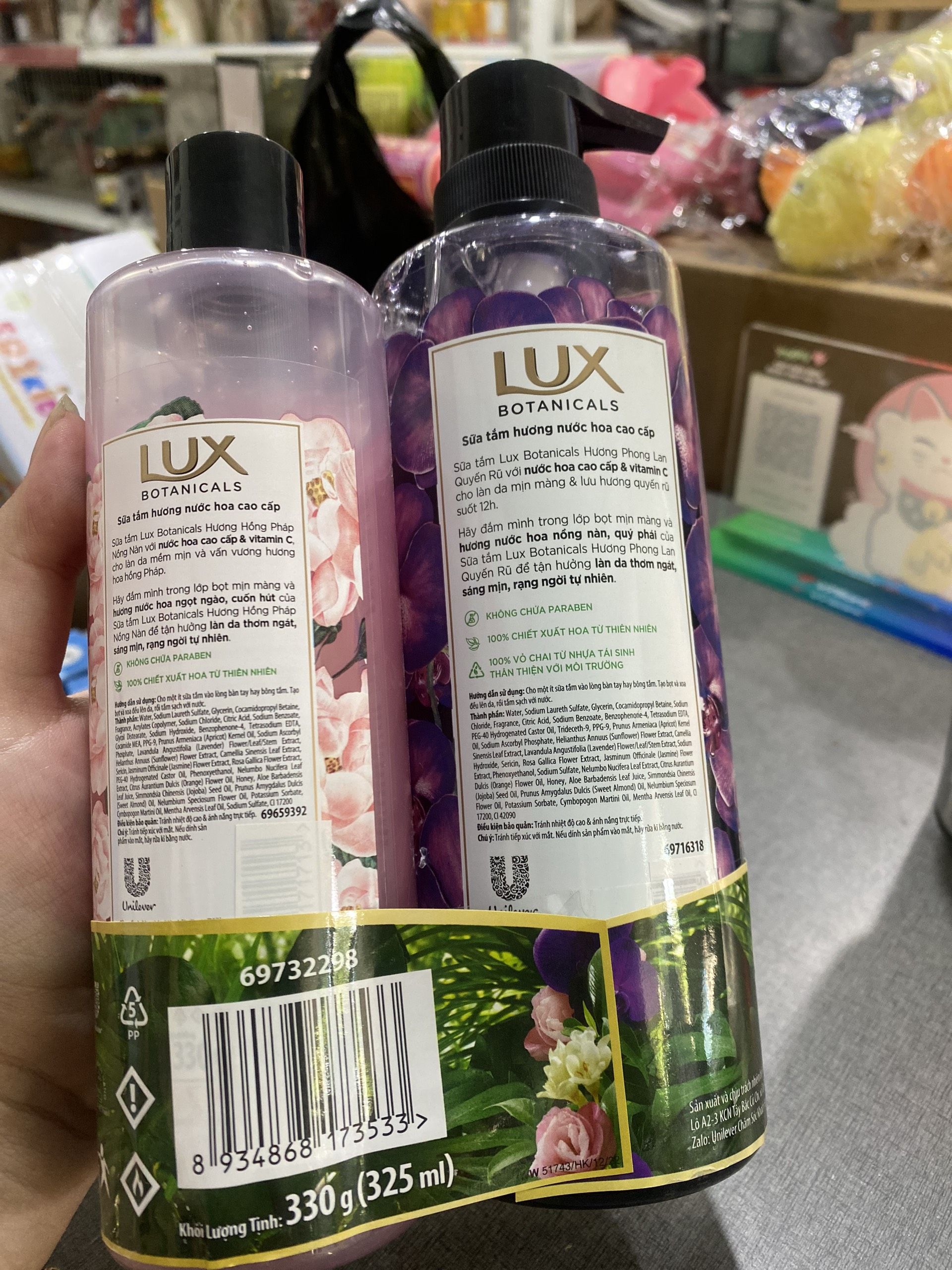 SỮA TẮM LUX THÁI LAN MUA 1 TẶNG 1 