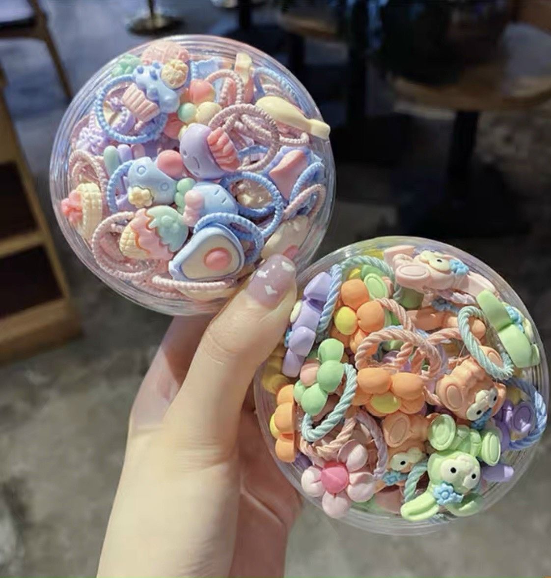 Xô 50 dây buộc tóc Hàn Quốc cho bé