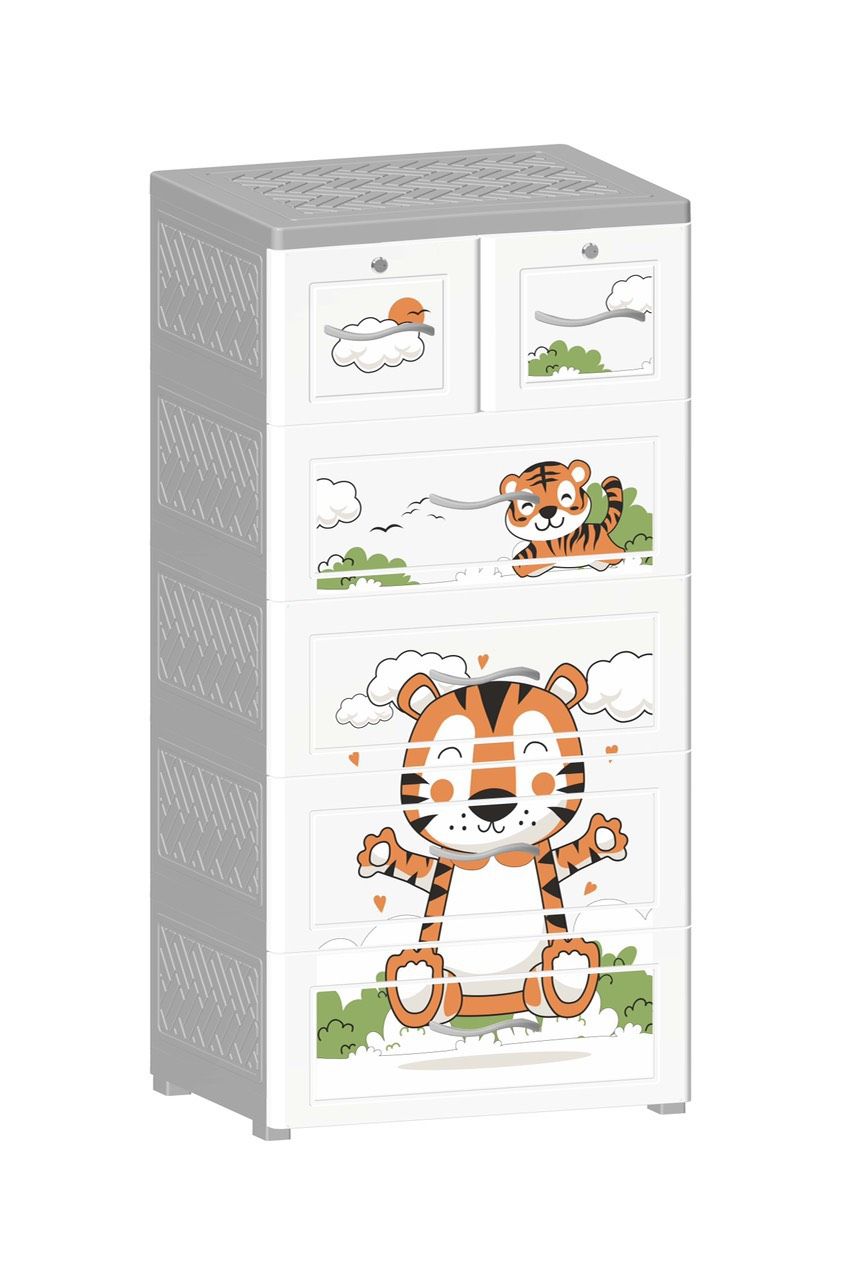 Tủ nhựa NOVA Gia Đình 5 ngăn