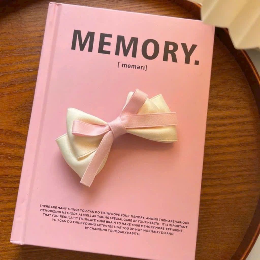 VỈ 04 KẸP TÓC NƠ MEMORY CHO NỮ