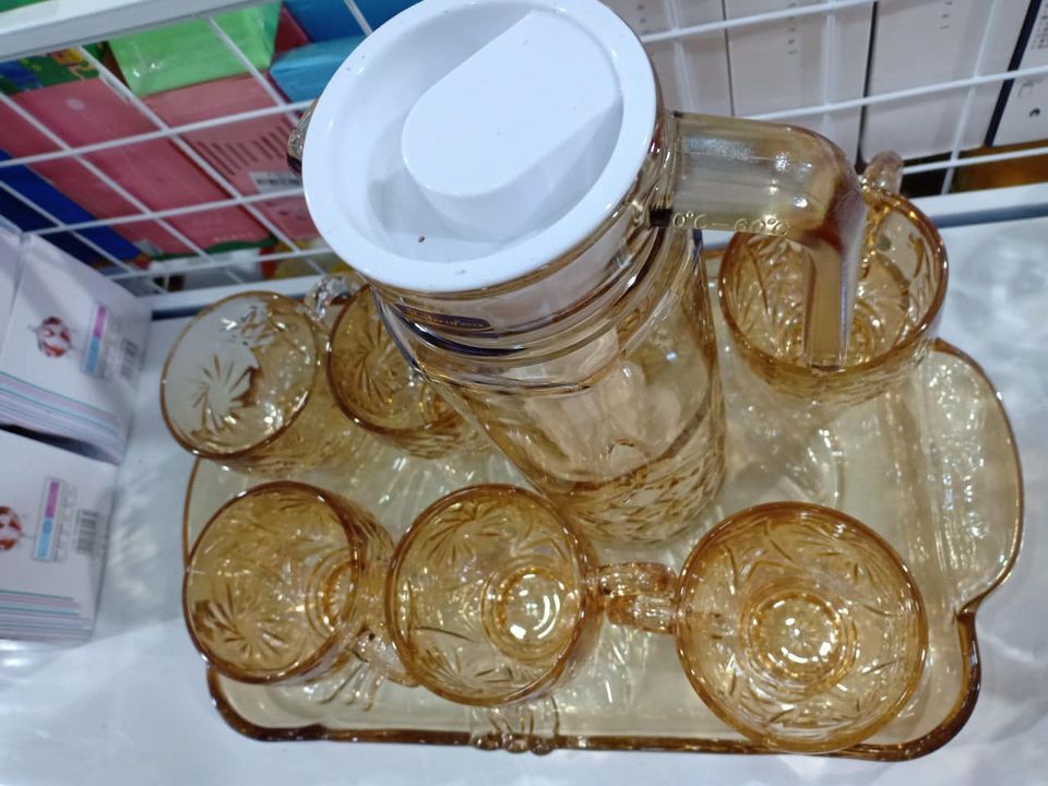 BỘ CỐC KÈM BÌNH VÀNG