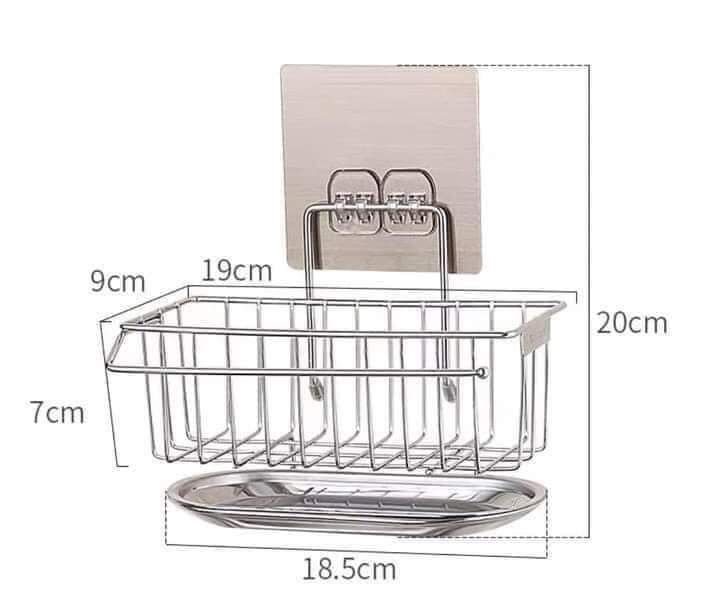 KỆ INOX ĐỂ RỬA BÁT CÓ KHAY HỨNG NƯỚC