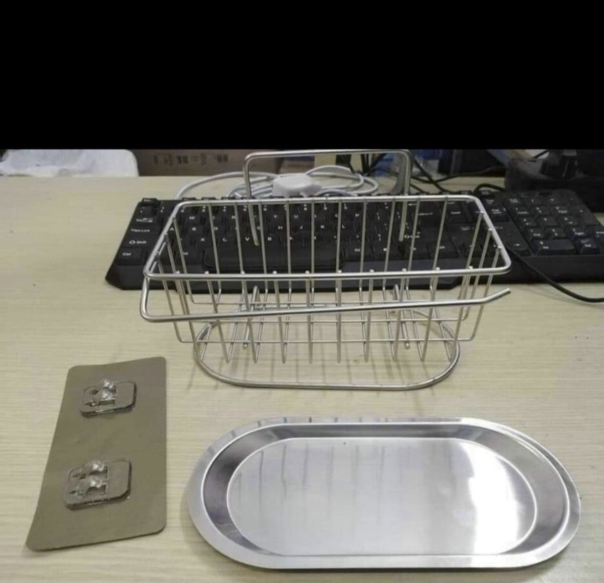 KỆ INOX ĐỂ RỬA BÁT CÓ KHAY HỨNG NƯỚC