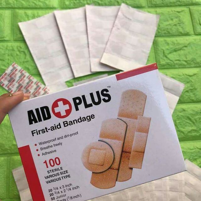 BĂNG GẠC Y TẾ 100 miếng 