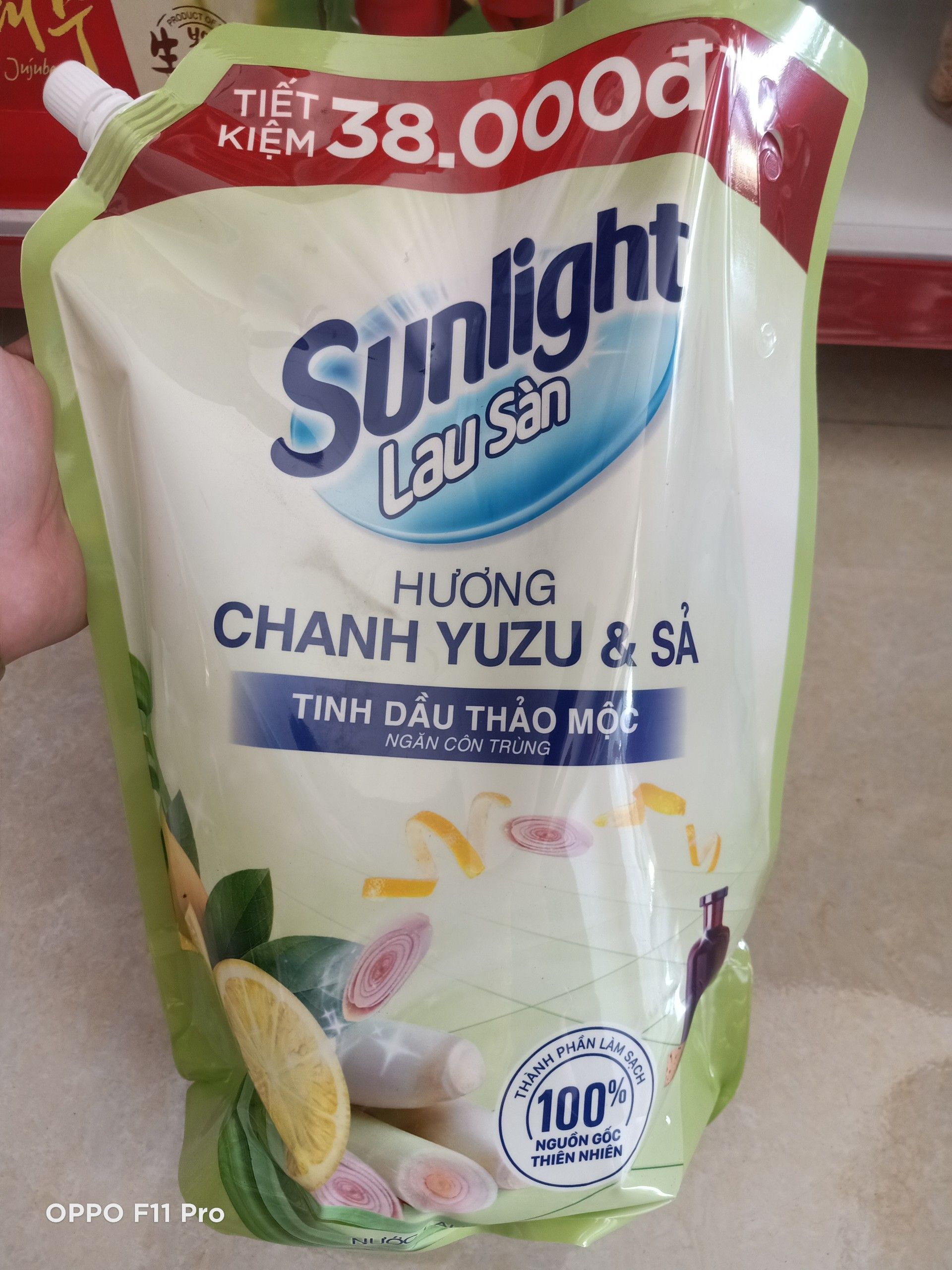 NƯỚC LAU SÀN Sunlight  - Túi 3,6kg