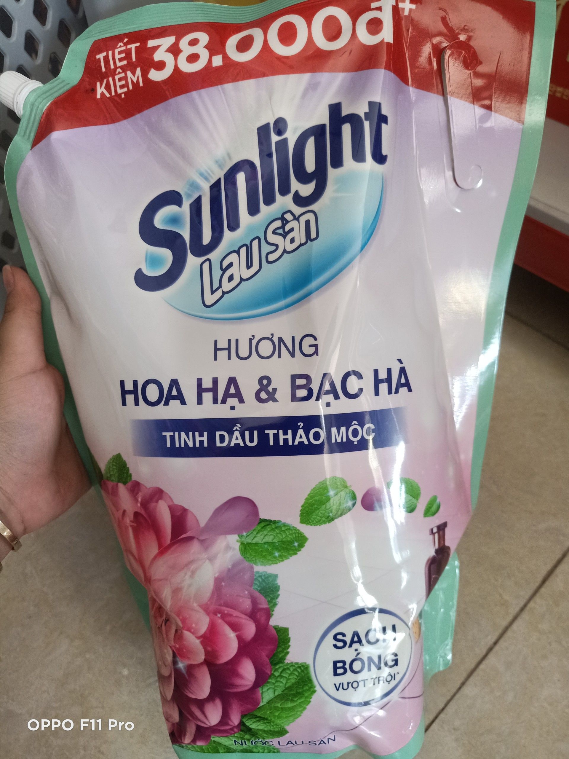 NƯỚC LAU SÀN Sunlight  - Túi 3,6kg