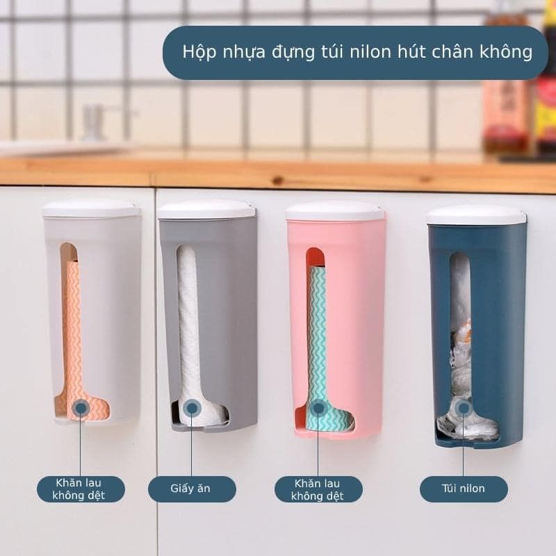 HỘP ĐỰNG TÚI NILONG DẠNG RÚT