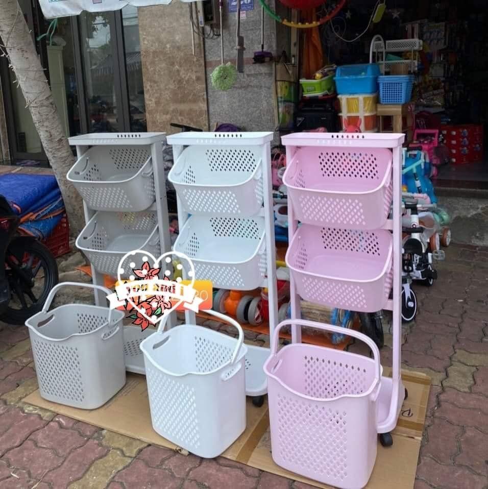KỆ 3 SỌT NHỰA ĐA NĂNG