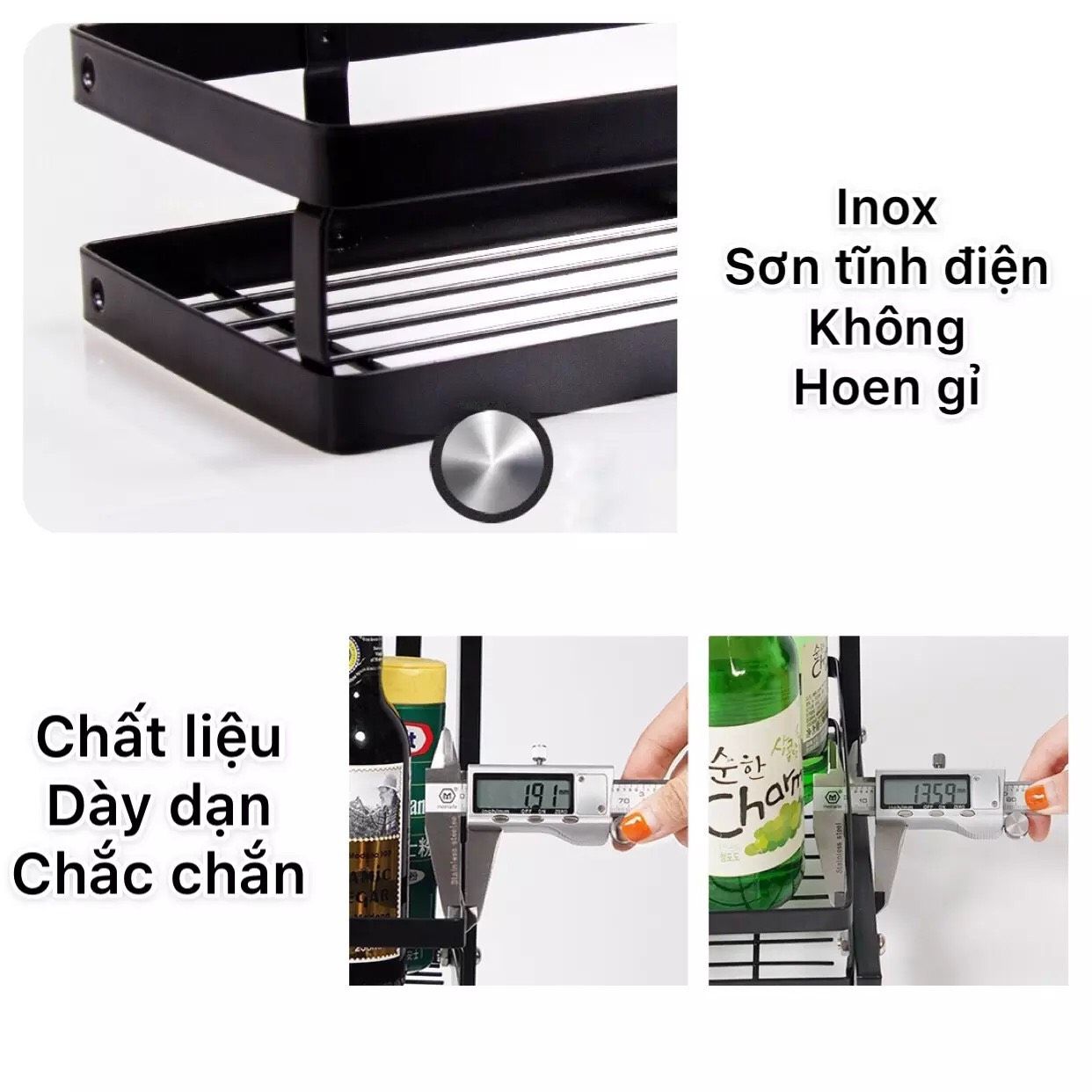 KỆ GIA VỊ 3 TẦNG