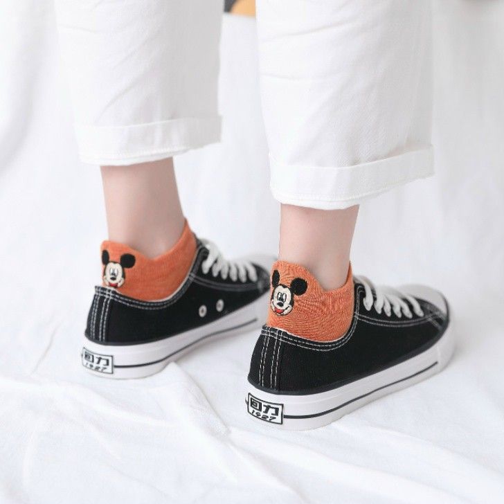 Combo 5 Đôi Vớ Thêu Hình Mickey 