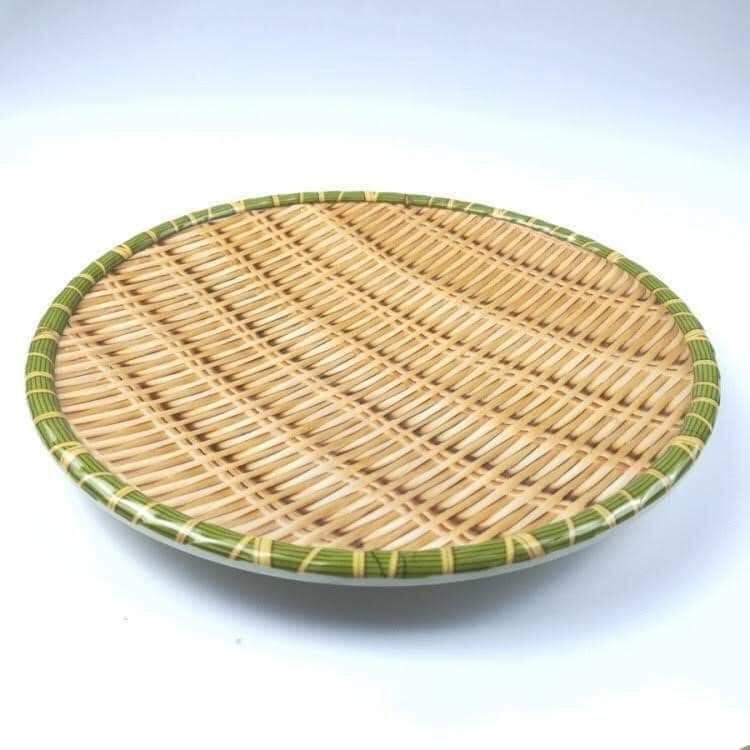 SÉT 2 MẸT NHỰA GIẢ MÂY ĐAN CAO CẤP .