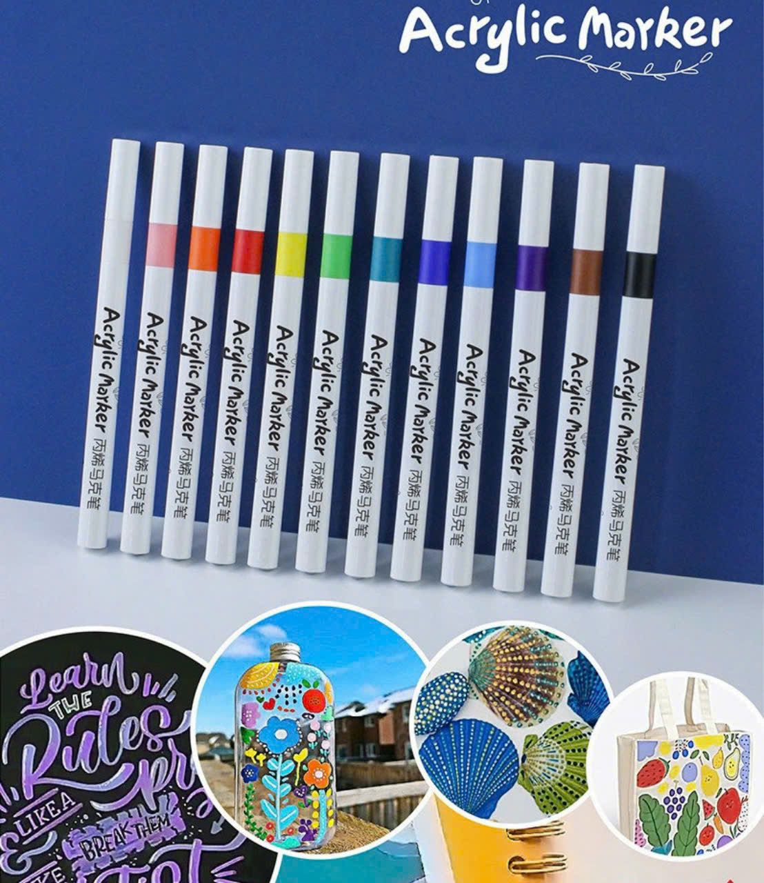 Bộ Bút Màu ACRYLIC MARKER 60 màu