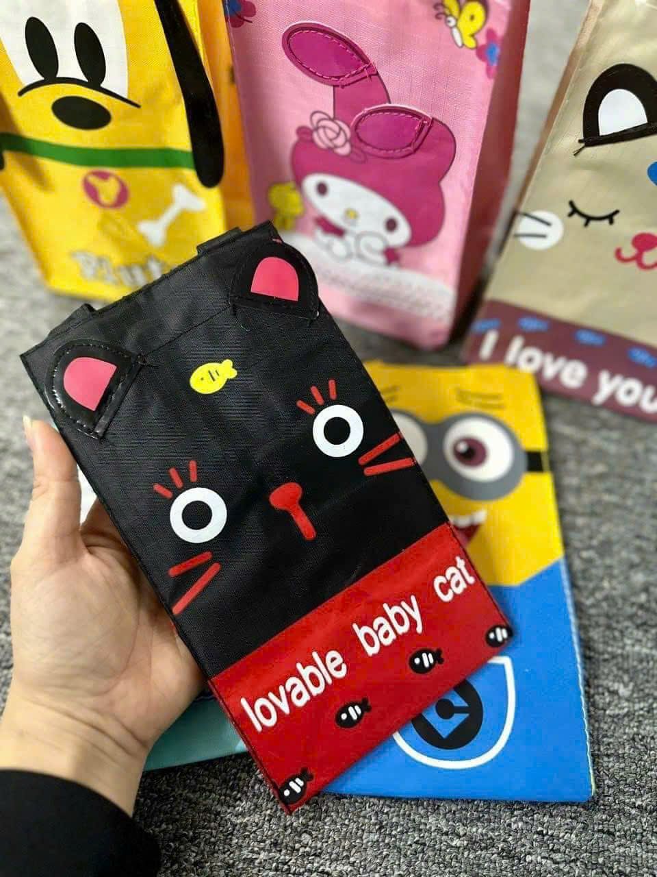 TÚI ĐỰNG LY GIỮ NHIỆT HÌNH THÚ