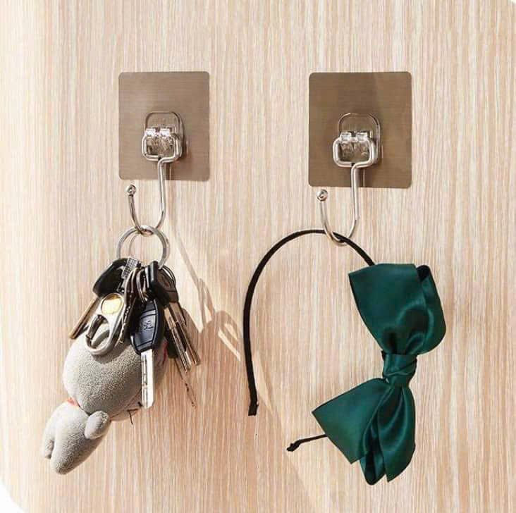 Móc Sắt Dán Tường