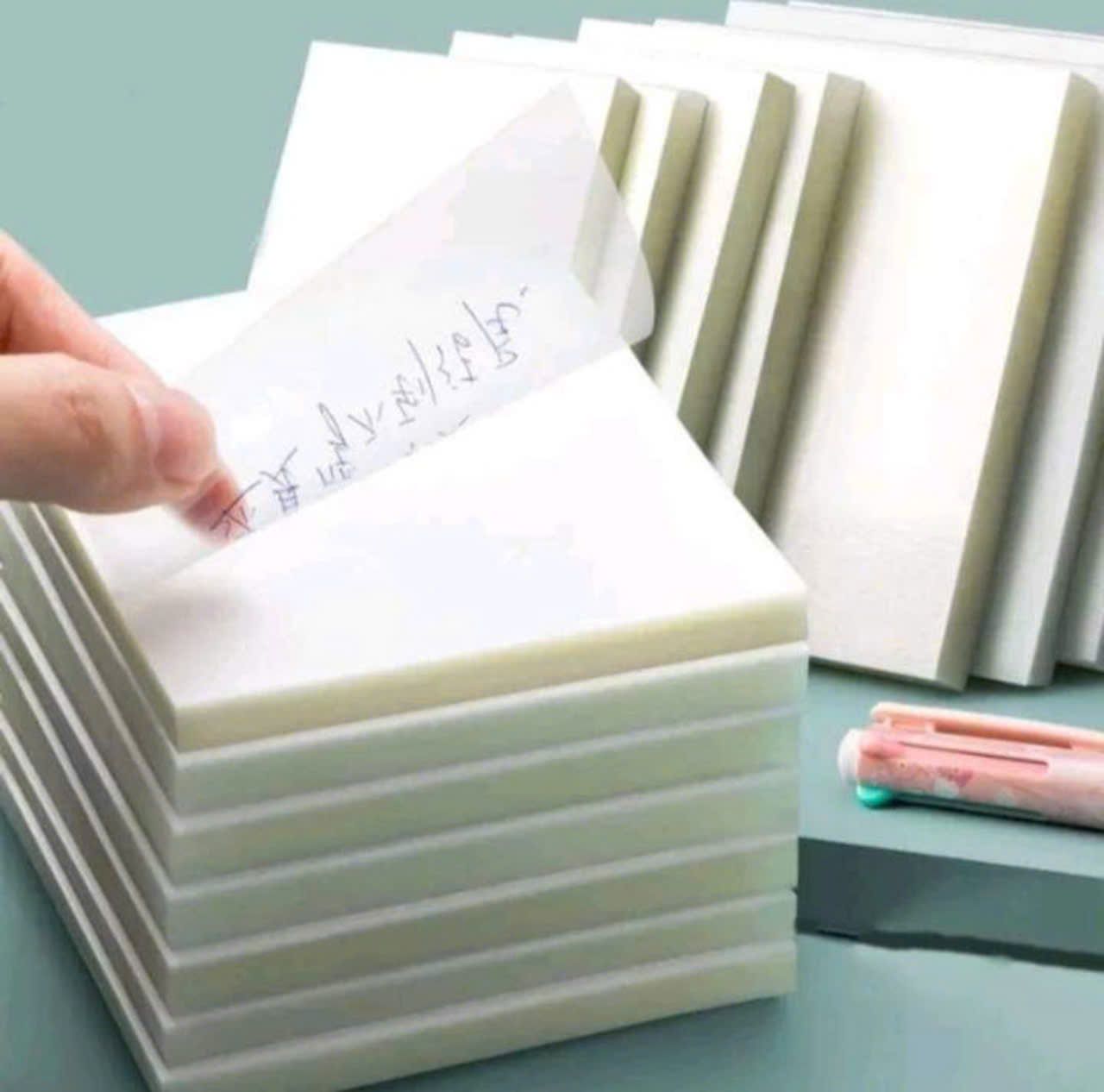 GIẤY NOTE TRONG SUÔT _ SET 4 SẤP 