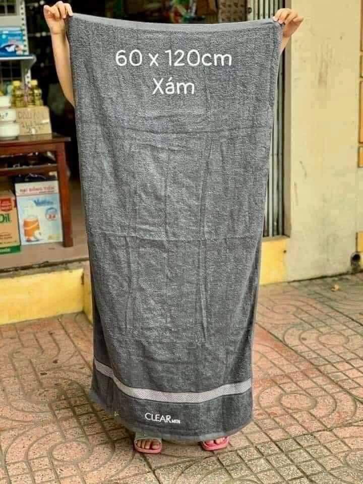 KHĂN TẮM COTTON CLEAR MEN SET 3 CÁI 
