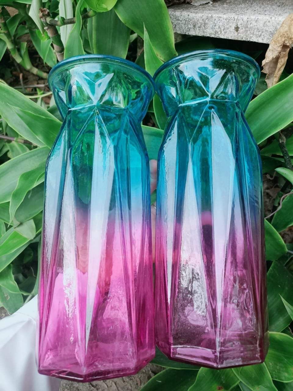 Bình Hoa Thuỷ Tinh Nhiều Màu 