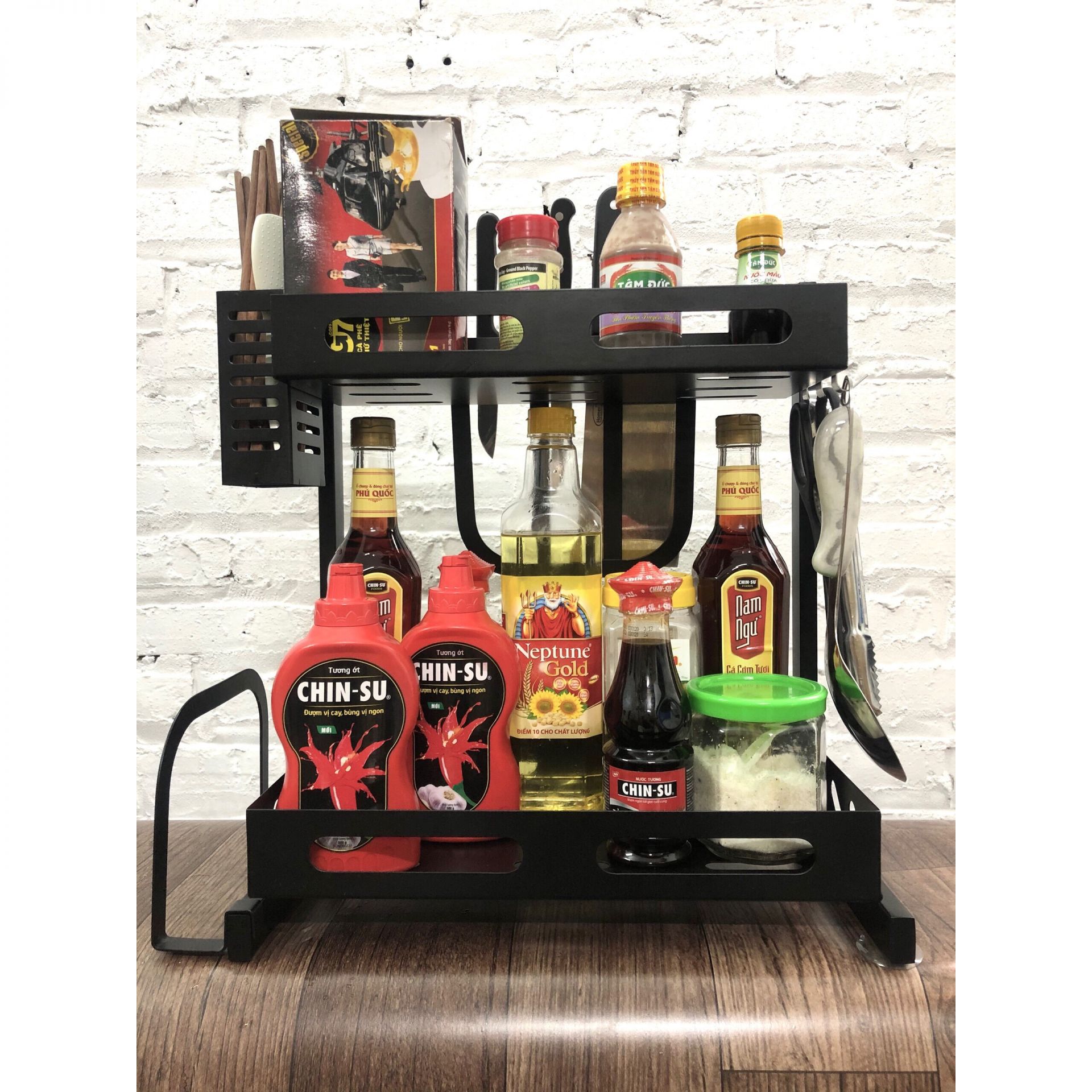 KỆ GIA VỊ 2 TẦNG 