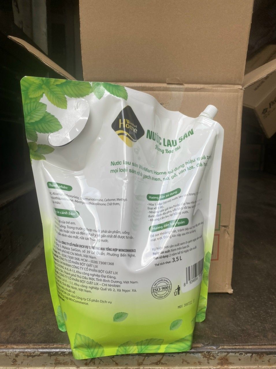 NƯỚC LAU SÀN WINMART HOME - BÁN TỪ 2 TÚI 