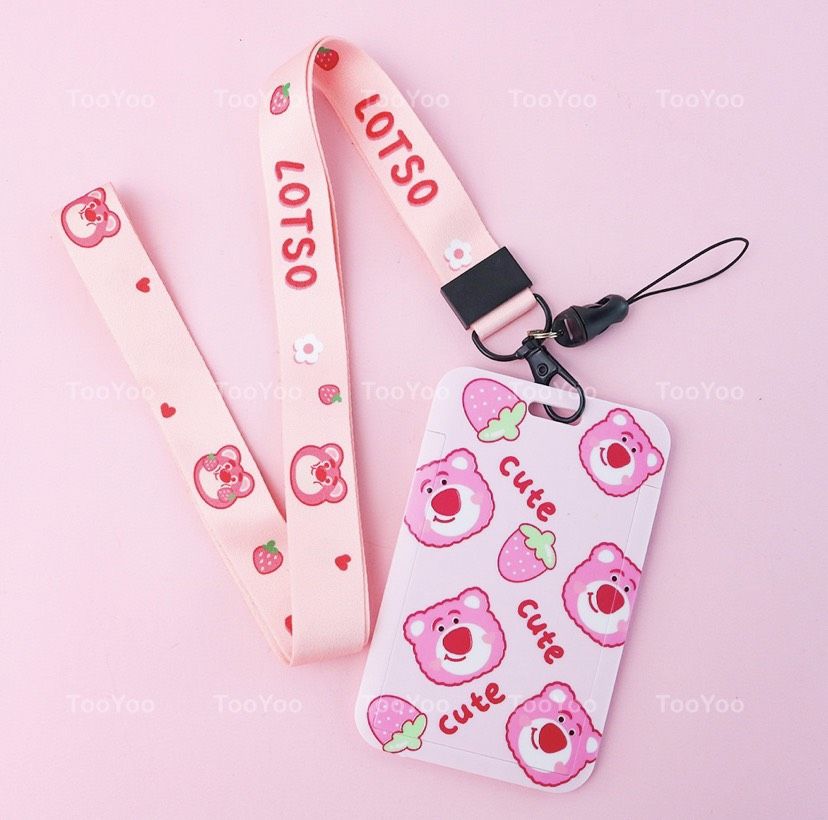 DÂY ĐEO THẺ GẤU DÂU