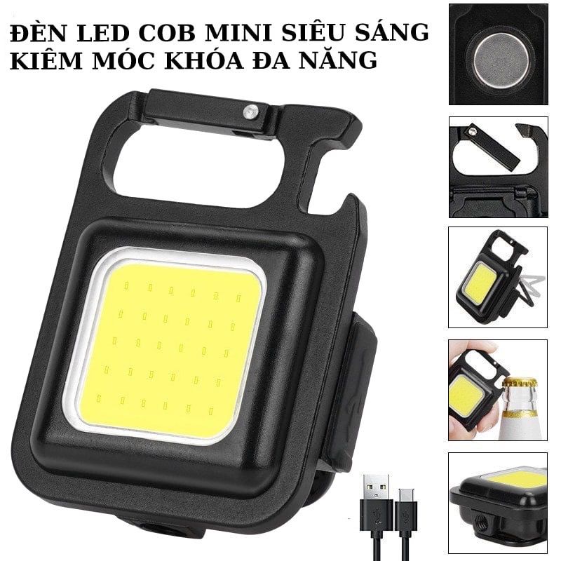 ĐÈN PIN MÓC KHOÁ MINI