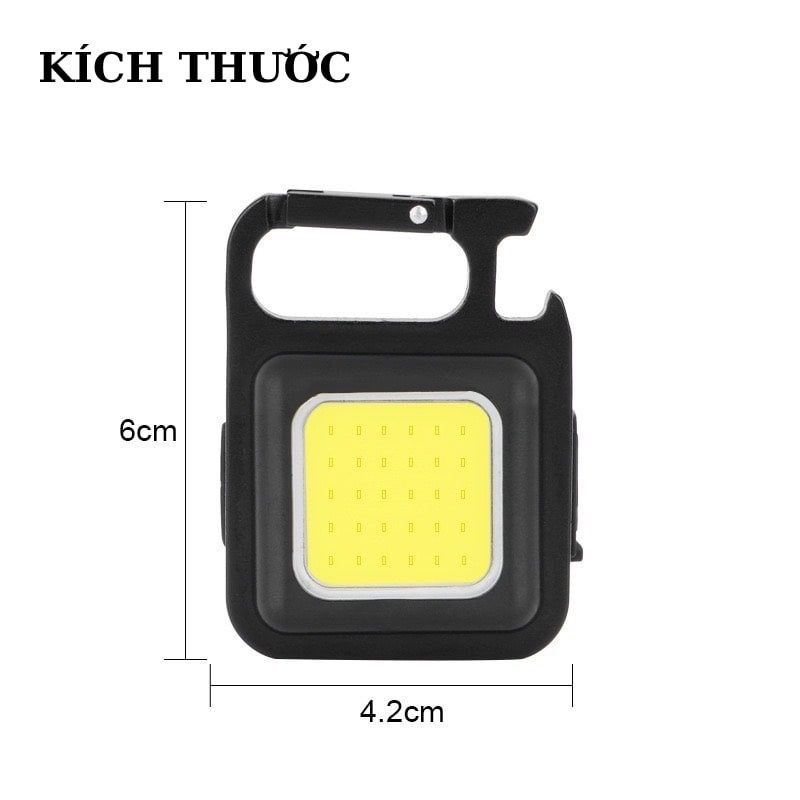 ĐÈN PIN MÓC KHOÁ MINI