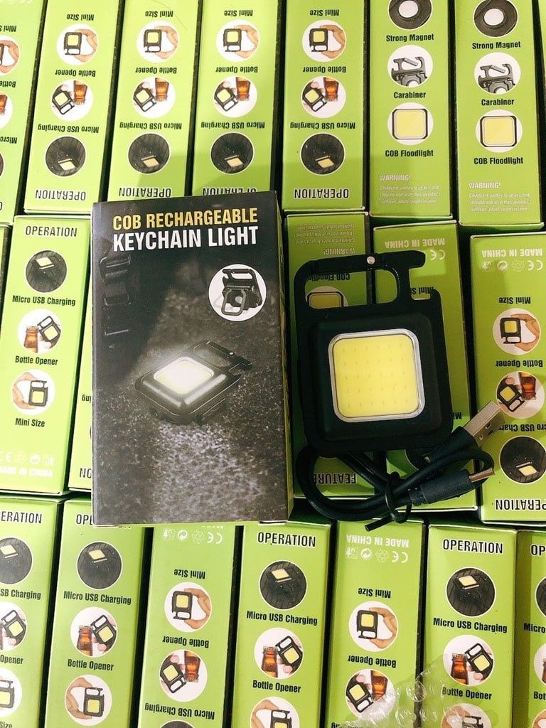 ĐÈN PIN MÓC KHOÁ MINI