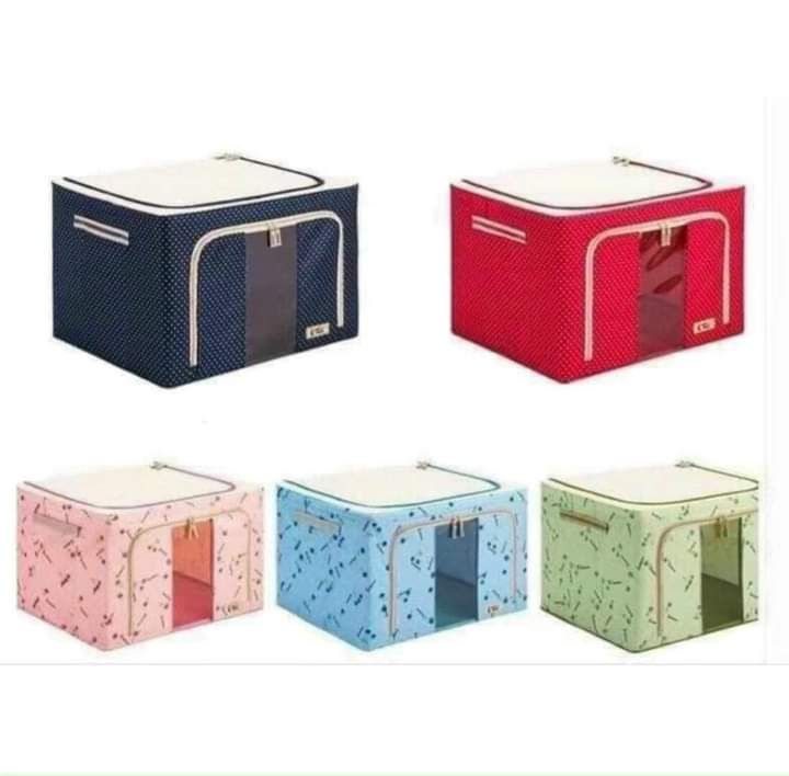 TÚI VẢI KHUNG SẮT OLIVING - SET 2 CÁI 