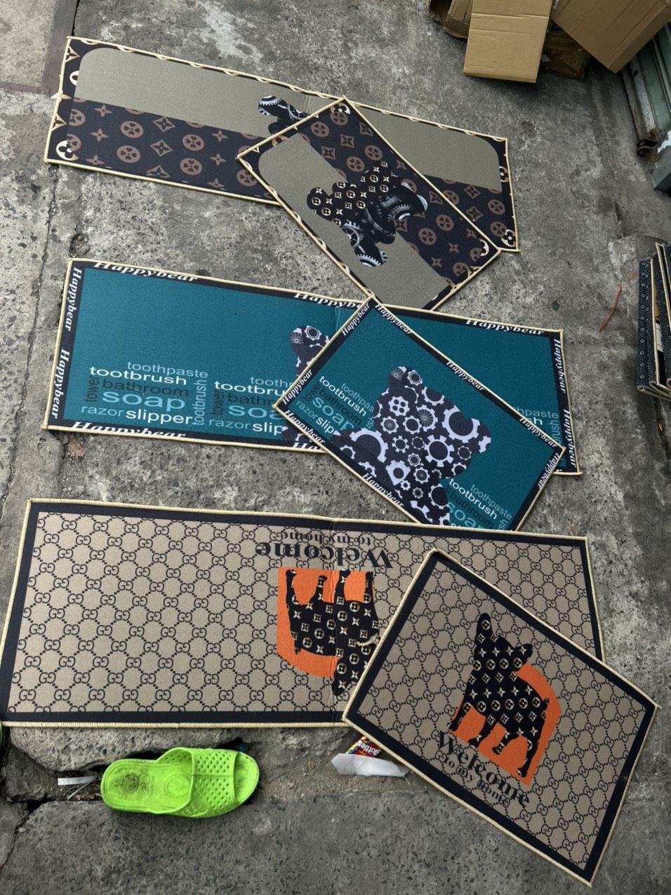 THẢM LAU CHÂN SAN HÔ  - SET 2 CÁI 