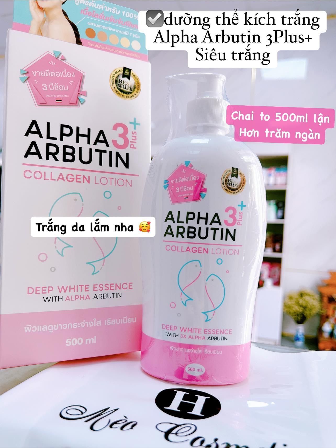 DƯỠNG THỂ ALPHA ARBUTIN 500ML