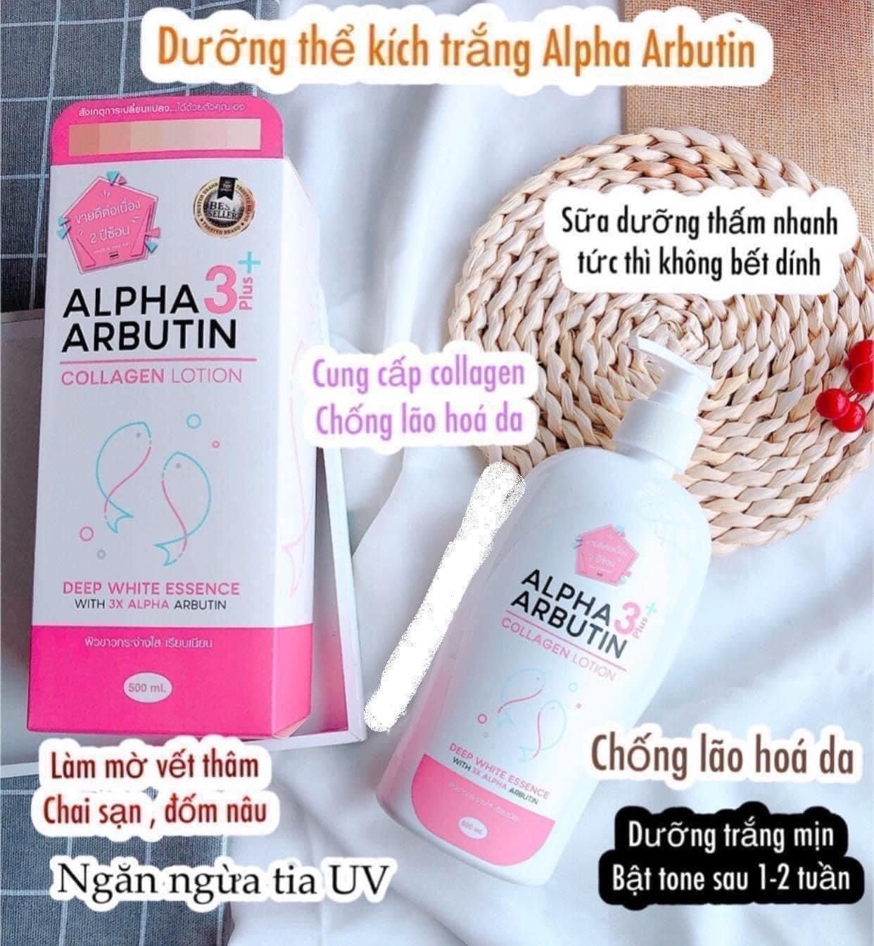 DƯỠNG THỂ ALPHA ARBUTIN 500ML