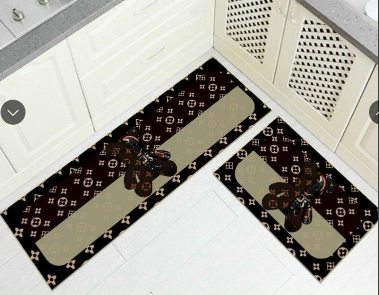 Bộ Thảm Bếp Hình Gấu