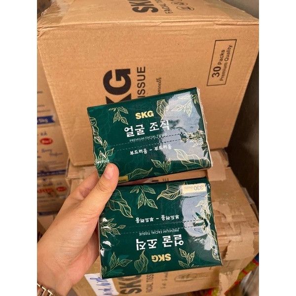 GIẤY GẤU TRÚC TRÀ XANH - THÙNG