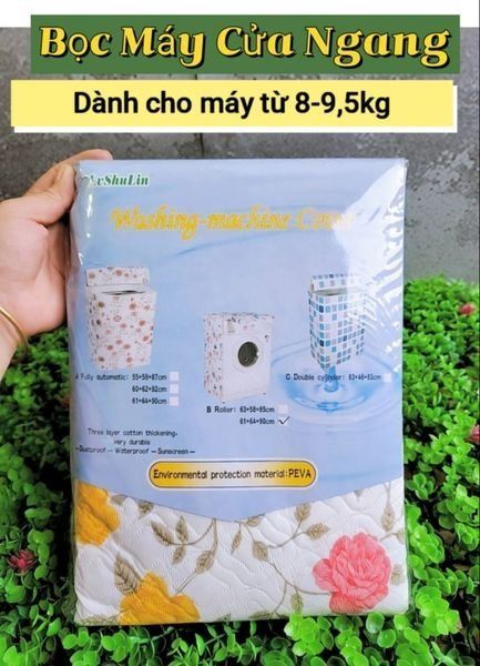 BỌC MÁY GIẶT CỬA NGANG (SIZE LỚN 9 - 12 KÝ )