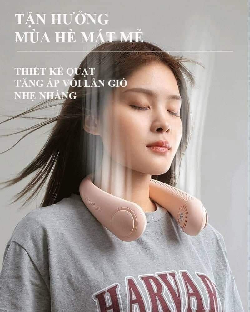 Quạt Đeo Cổ Mini sạc USB
