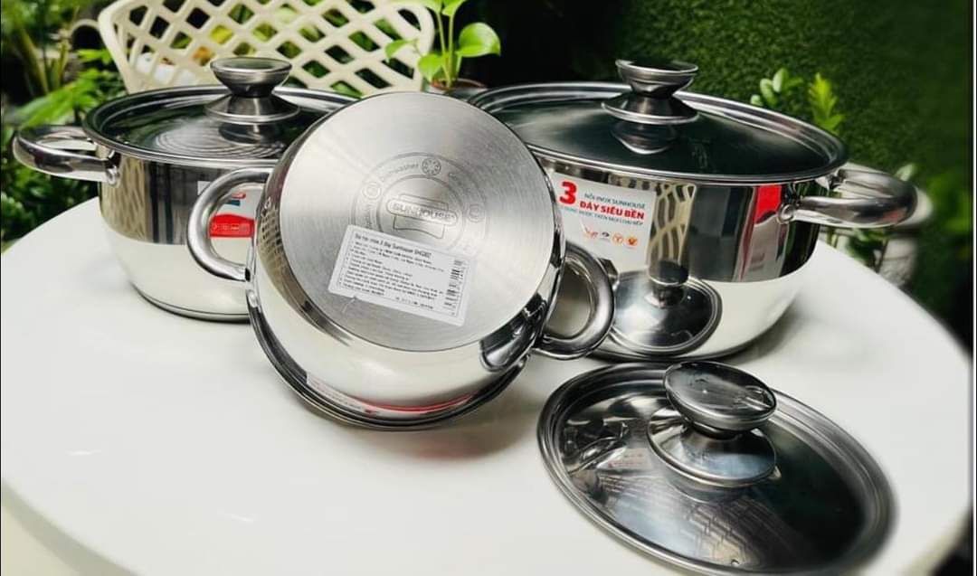 Bộ Nồi 3 Đáy Sunhouse